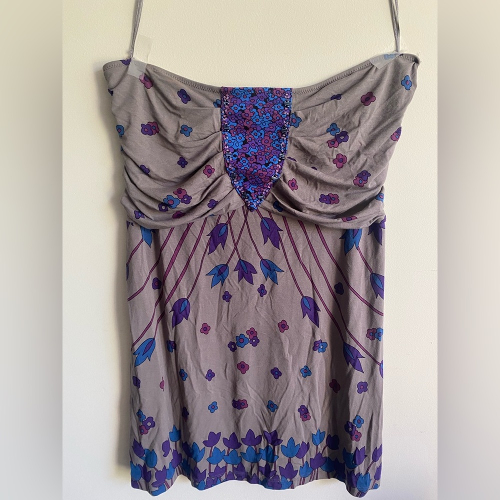 Free people strapless slinky top/ tunic. VGUC.